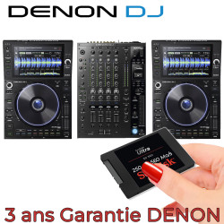 + 560 Mixage OFFERT Disque Prime Pack SC6000 PRIME Haut SOLDES Gamme - Denon DJ X1850 Table SSD Mo/s x de 2 Numérique