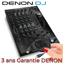 Effets Denon Haut de 4 : Performances et PRIME Exceptionnelles Pro X1850 DJ Avancés Mixeur Voies Connectivité avec Gamme pour