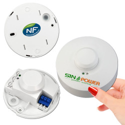 360° de SINOPower énergie Fréquence LED Détecteur Économie Luminaire Éclairage Présence Capteur Ampoules Automatique Hyper Micro-Ondes Lampe Mouvement HF