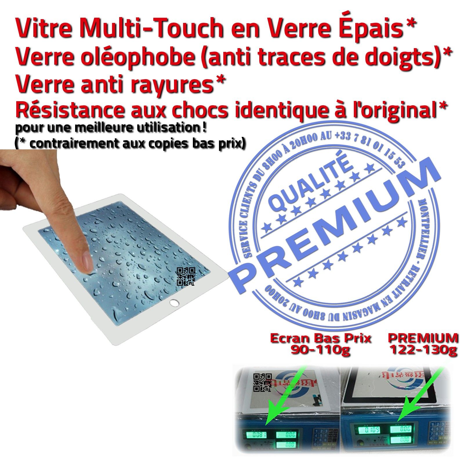 KIT Outil Professionnel iSesamo iLAME Démontage Outillage Écran Blanc Installer Changer Tactile Connecteur Nappe Bouton Home iPad4 A1459 Tablette iPad 4 Apple Retina Display PACK Réparation Remplacement Camera Vitre Blanche Verre Assemblée Adhésif Changem