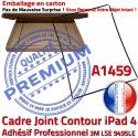 PACK iPad 4 A1459 iLAME Joint N Noire KIT Réparation Adhésif Tactile Verre HOME Bouton Precollé Apple Tablette Vitre iPad4 Chassis Outils Cadre