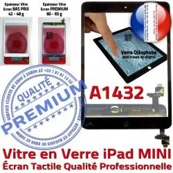 Vitre Verre Ecran Adhésif A1432 Réparation Nappe Fixation Tactile Tablette Mini1 Oléophobe Bouton Monté iPad Noir Caméra Filtre Home