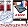 Mini3 iPad A1600 Noir Tactile Verre Ecran Caméra Vitre Monté Nappe Réparation Home Tablette Filtre Oléophobe Bouton Adhésif Fixation