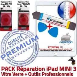 Vitre Outil Blanche Qualité Attention A1599 Réparation KIT MINI3 PACK Adhésif Complet Tactile iPad A1600 PREMIUM Démontage Mini TouchID Verre B Tablette