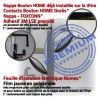 iPad AIR A1474 Blanc Fixation Oléophobe HOME Vitre Monté Adhésif Verre Tablette Tactile Caméra Qualité IC Ecran Nappe Réparation