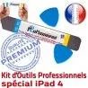 iPad4 iLAME A1458 A1459 A1460 4 Qualité iSesamo Tactile Ecran Outils Vitre KIT iPad Professionnelle PRO Compatible Réparation Remplacement Démontage