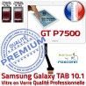 Samsung Galaxy TAB GT-P7500 10 B 10.1 PREMIUM LCD Prémonté GT Supérieure Verre Ecran P7500 Assemblée Qualité Tactile Vitre Adhésif en Blanche