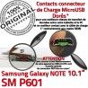 SM-P601 Micro USB NOTE Charge Samsung SM Nappe de Pen P601 Galaxy OFFICIELLE Contact Chargeur ORIGINAL Qualité MicroUSB Réparation Doré Connecteur