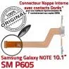 SM-P605 Micro USB NOTE Charge ORIGINAL P605 MicroUSB Réparation Connecteur de OFFICIELLE Samsung SM Contact Qualité Pen Nappe Galaxy Doré Chargeur