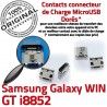 Samsung Galaxy Win GT-i8852 USB Fiche à ORIGINAL Dorés Chargeur Pins de Qualité Dock charge SLOT Prise MicroUSB souder Connector