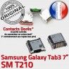 Samsung Galaxy Tab3 SM-T210 USB à charge Dorés MicroUSB Connector ORIGINAL Qualité de Fiche SLOT Chargeur Pins Prise souder TAB3 Dock