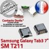 Samsung Galaxy Tab3 SM-T211 USB TAB3 souder Dorés ORIGINAL Dock Pins MicroUSB Qualité Chargeur charge de SLOT Prise Fiche à Connector