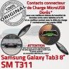SM-T311 Micro USB TAB3 Charge Réparation Dorés Nappe de MicroUSB TAB SM Chargeur T311 Qualité 3 Galaxy OFFICIELLE ORIGINAL Contacts Connecteur Samsung
