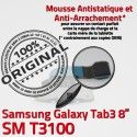 SM-T3100 Micro USB TAB3 Charge Connecteur Nappe Samsung Chargeur de OFFICIELLE 3 MicroUSB Contacts Réparation SM TAB Qualité ORIGINAL Galaxy T3100 Dorés