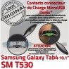 Samsung Galaxy TAB 4 SM-T530 Ch Dorés Connecteur Qualité ORIGINAL MicroUSB Contacts Chargeur de Réparation TAB4 OFFICIELLE Charge Nappe