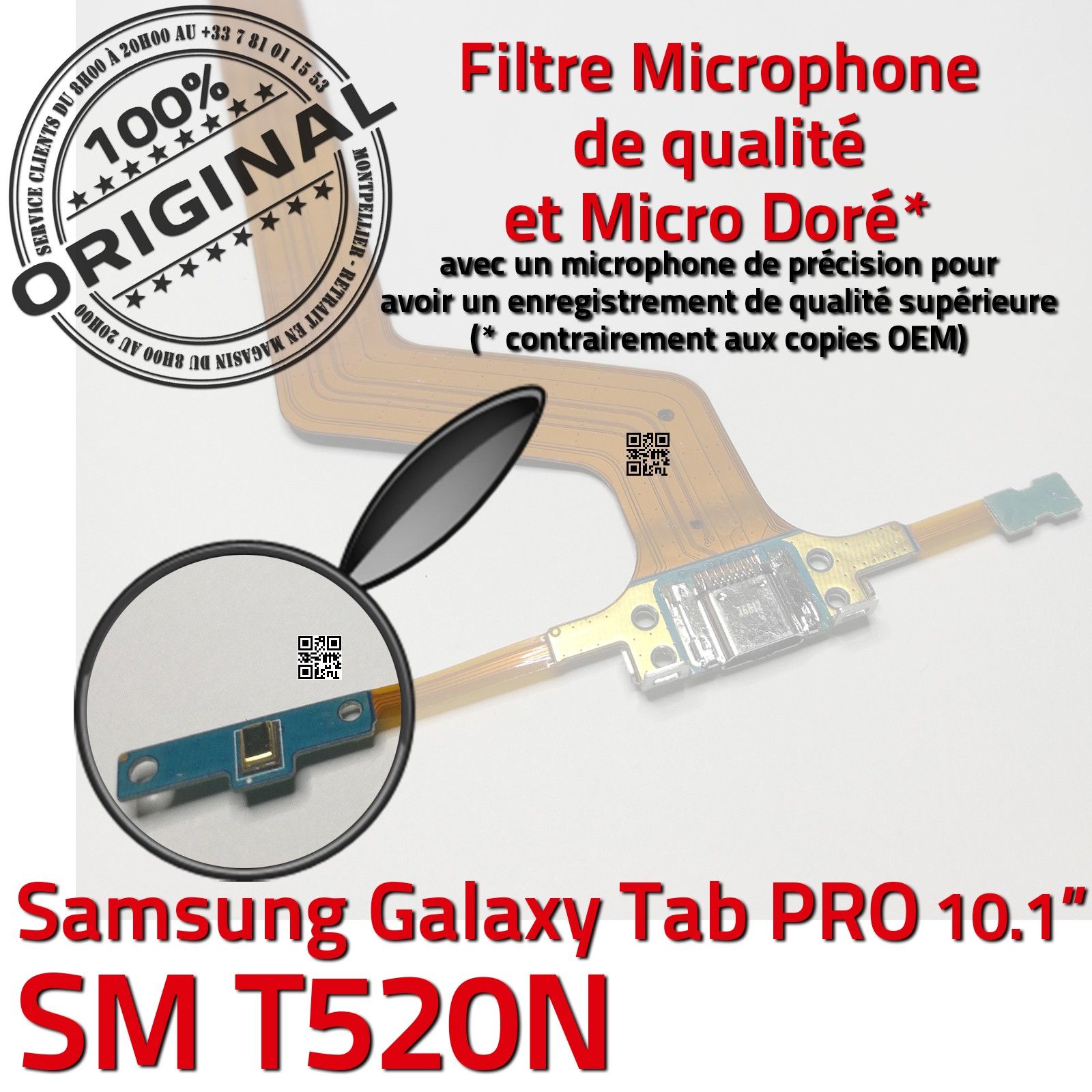 Kit Chargeur pour Samsung Galaxy Tab Pro 10.1 T520 Galaxy Tab 3