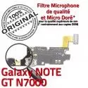 Samsung Galaxy NOTE GT N7000 C ORIGINAL Nappe MicroUSB Prise OFFICIELLE Charge Qualité RESEAU Chargeur Connecteur Antenne Microphone