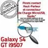 Samsung Galaxy S4 GT i9507 C OFFICIELLE Connecteur MicroUSB RESEAU Chargeur Microphone ORIGINAL Qualité Nappe Prise Charge Antenne