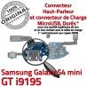 Samsung Galaxy S4 Min GTi9195 C Nappe Antenne Prise RESEAU Chargeur Microphone Connecteur MicroUSB Charge S Qualité OFFICIELLE i9195 ORIGINAL 4