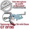 Samsung S4 Min GTi9190 C Galaxy Qualité GT Chargeur Connecteur ORIGINAL 9190 Microphone Prise Nappe RESEAU OFFICIELLE MicroUSB Antenne Charge
