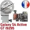 Samsung Galaxy S4 Activ i9295 S ORIGINAL Connecteur Dorés Nappe Micro-SD SIM Qualité Reader Lecteur Contacts Connector Memoire Carte GT