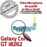 Samsung Galaxy Core GT i8262 C ORIGINAL Chargeur OFFICIELLE MicroUSB Nappe Connecteur Microphone Charge RESEAU Prise Antenne Qualité