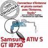 Samsung ATIV S GT i8750 C ORIGINAL OFFICIELLE Qualité Charge Connecteur Chargeur MicroUSB Antenne Prise RESEAU Microphone Nappe