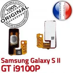 Galaxy Marche Switch Nappe Contacts GT OR Samsung Pin Connecteur souder à SLOT i9100P P S Dorés 2 Connector Arrêt ORIGINAL Circuit Bouton S2