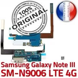 OFFICIELLE RESEAU Nappe Chargeur Connecteur Charge MicroUSB SM NOTE3 Antenne C Qualité Samsung Galaxy N9006 LTE ORIGINAL Microphone