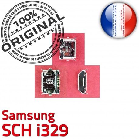 Samsung SCH i329 C de Pins Portable Dock Prise à Connector ORIGINAL Connecteur Micro Flex souder Chargeur Dorés charge USB