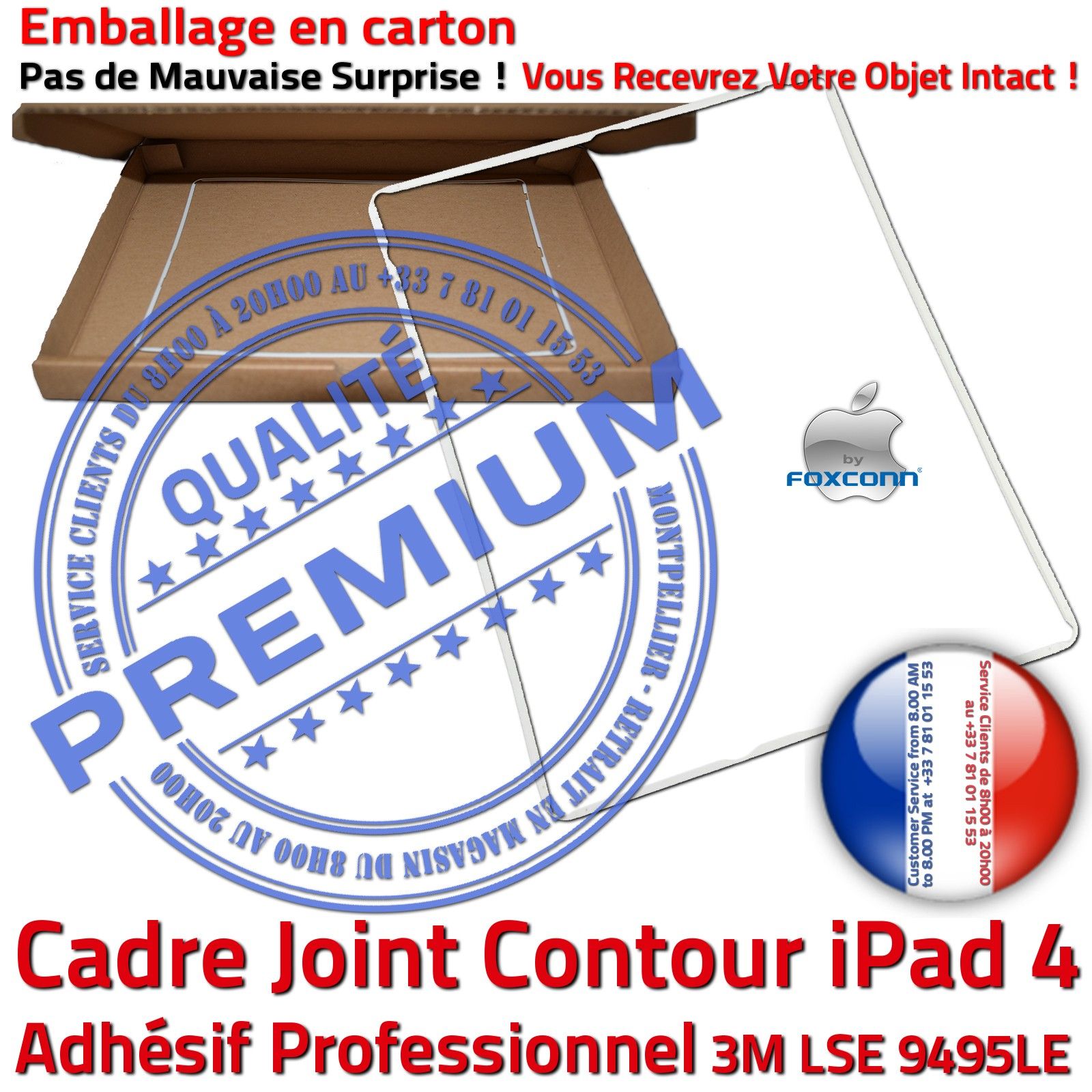PACK iPad 4 A1460 Joint B