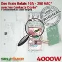 Programmation Prises VMC 16A Commutateur 4000W Creuses Heures 4kW Electronique Jour-Nuit Automatique Programmateur Hebdomadaire Rail DIN