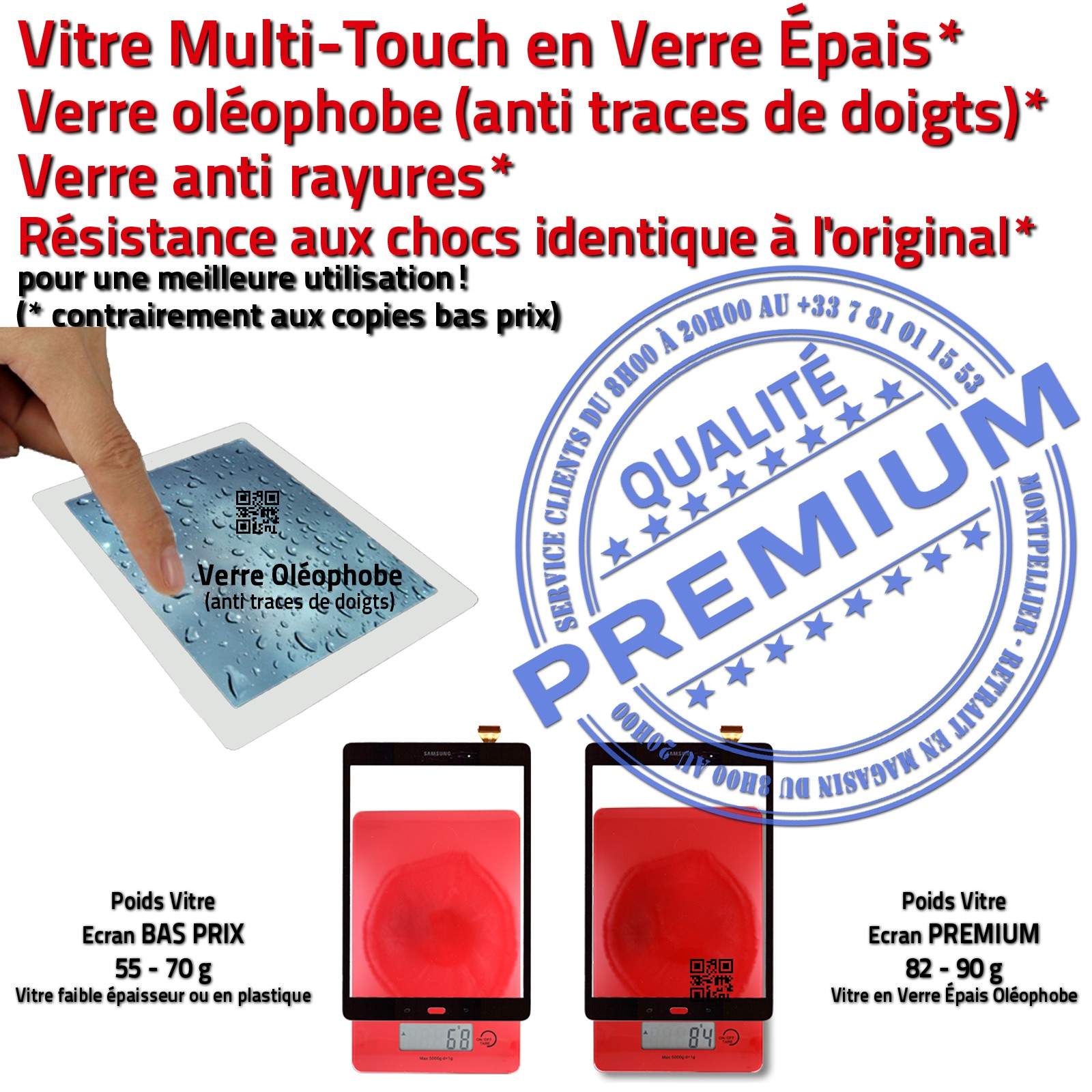 Réparation Remplacement Installation Changement Écran 9.7 Assemblé Complet Blanc Installer Adhésif Prémonté Precollé TABA 555 SM-T555 Samsung Qualité PREMIUM Tablette TAB A Galaxy T555 SM-555 Remplacer Nappe Changer Vitre Tactile Blanche Verre Assemblée