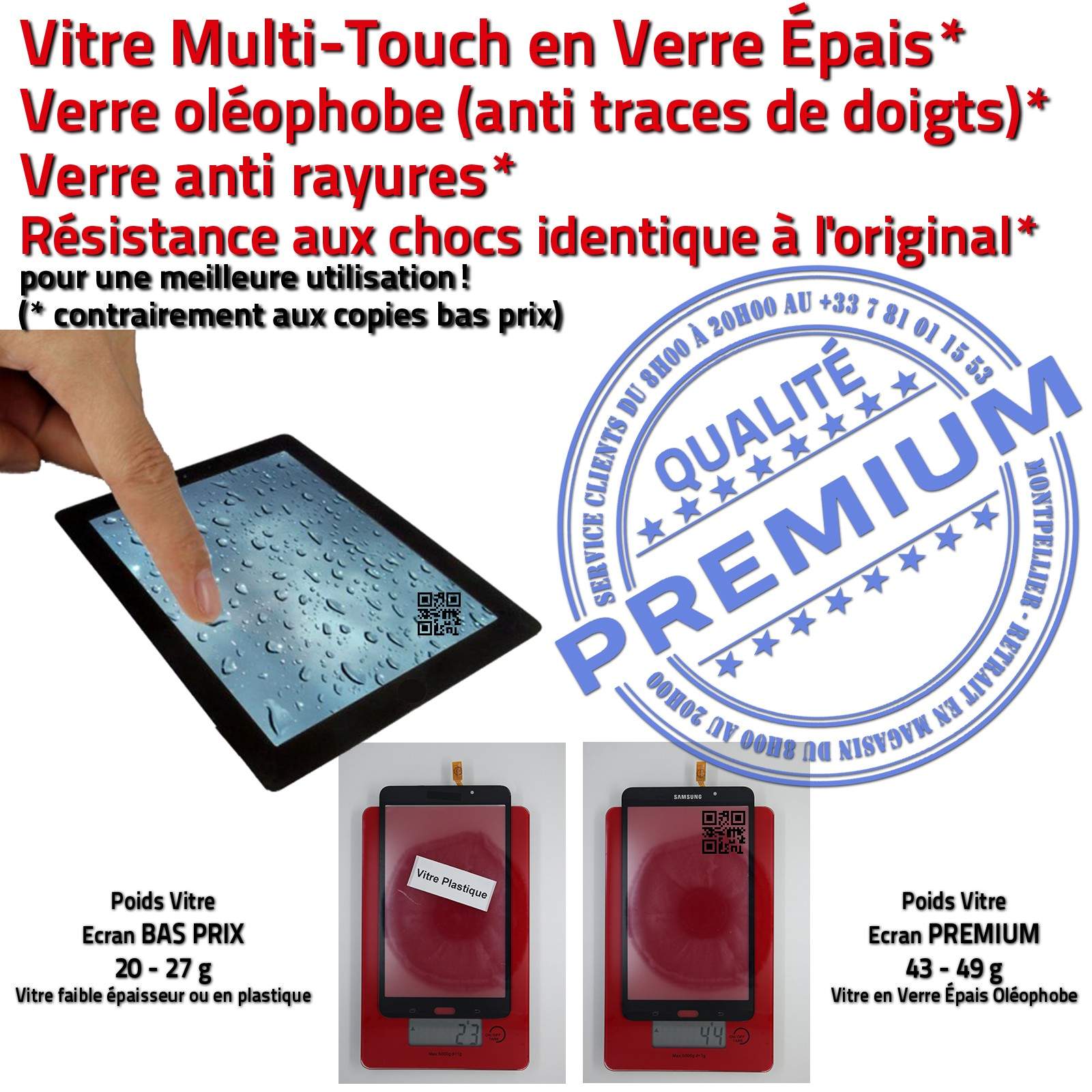 Changer Vitre Tactile Noire Verre Assemblée Changement Écran Complet Noir Installer Qualité PREMIUM Protection Film Tablette TAB 3 Galaxy T233 SM-233 KIT Démontage Installation TAB3 233 SM-T233 Samsung PACK Adhésif Prémonté Precollé Réparation Remplacemen