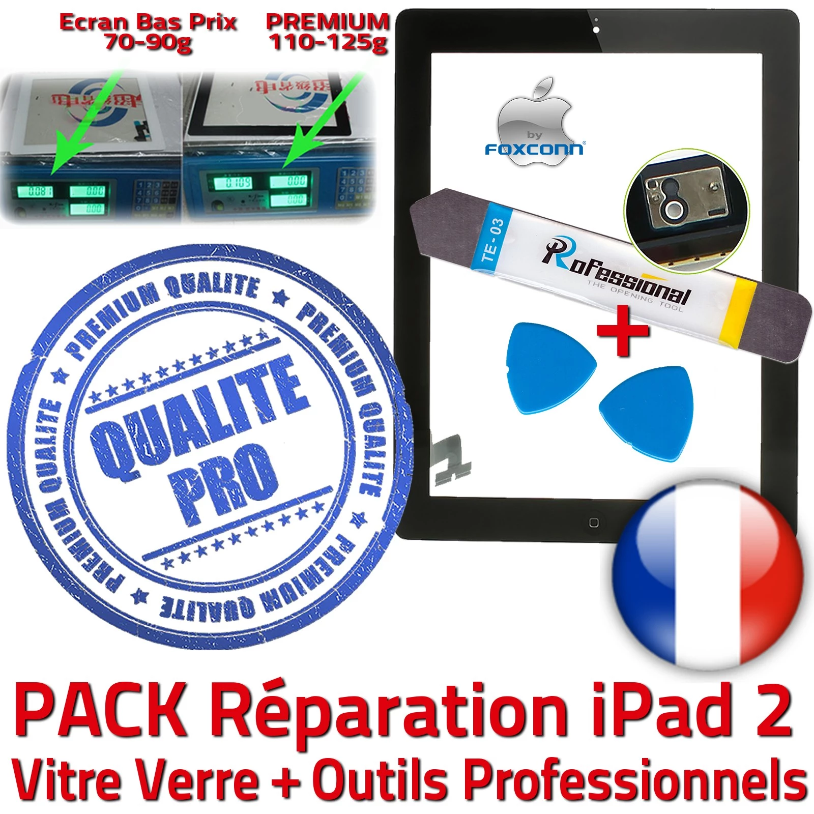 PACK de réparation Apple iPad 2 Deuxième Génération